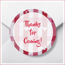 Search for barbeque party stickers Thanks for coming