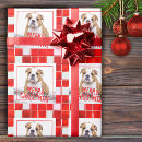 Search for bulldog christmas wrapping paper Modern