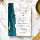 Search for teal and white wedding invitations Watercolor