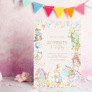 Search for beatrix potter birthday invitations Watercolor