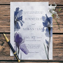 Search for iris wedding invitations Modern