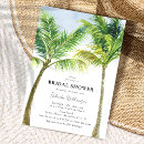 Search for palm tree bridal shower invitations Island