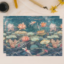 Search for koi fish tissue paper Lotus