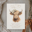 Search for cow bridal shower invitations Boho