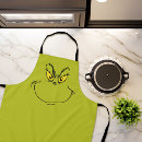 Search for grinch christmas aprons Whoville