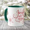 Search for jingle all the way mugs Red