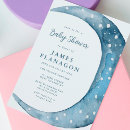 Search for half moon invitations Watercolor