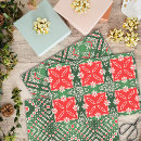 Search for red damask wrapping paper Seasonal