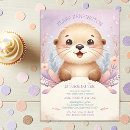Search for otter birthday invitations Party