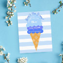 Search for ice cream 1st birthday invitations Boy