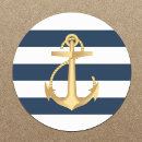 Search for anchor bridal shower stickers Gold