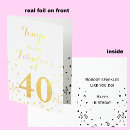 Search for 40 birthday cards 40 years old