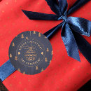 Search for blue metallic stickers Merry christmas