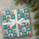 Search for teal blue christmas wrapping paper Whimsical
