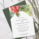 Search for tropical leaf wedding invitations Watercolor