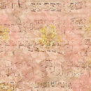 Search for vintage music decoupage tissue paper Flower