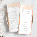 Search for coral wedding programs Botanical