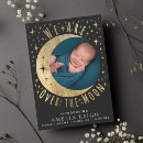 Search for moon birth announcement cards New baby
