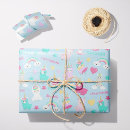 Search for colorful unicorn wrapping paper Girl