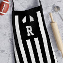 Search for black and white stripe aprons For him