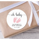 Search for pink baby feet stickers Watercolor