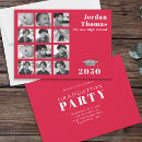 Search for red and white graduation invitations Photo collage
