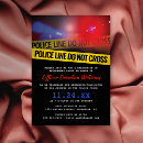 Search for crime scene invitations Party