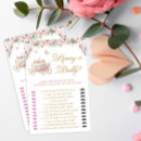 Search for little princess baby shower games Pink and gold