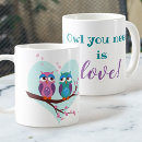 Search for owl love mugs Funny
