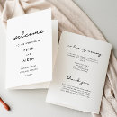 Search for simple script wedding programs Chic