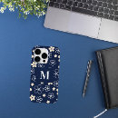Search for retro pattern cases Navy blue