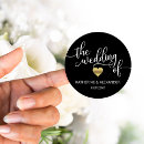 Search for black glitter wedding stickers Modern