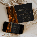 Search for black orange and gold invitations Watercolor