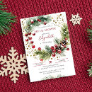 Search for winter bridal shower invitations Watercolor