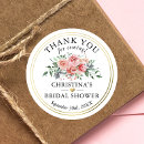 Search for thank you for coming wedding stickers Elegant