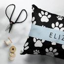 Search for cute puppy pillowcases Pattern of paws