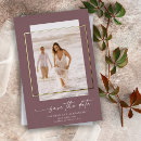 Search for mauve save the dates Minimalist