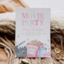Search for movie night invitations Girl movie party