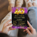 Search for the big 40 invitations Fortieth