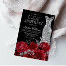 Search for black silver 21st birthday invitations Twenty first birthday