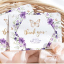 Search for purple butterfly thank you cards Wildflowers