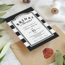 Search for black and white striped invitations Stylish