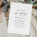 Search for industrial chic wedding invitations Simple