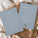 Search for black white blue wedding invitations Qr code