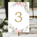 Search for baby pink table cards Blush pink floral