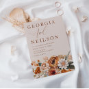 Search for brown and orange wedding invitations Floral