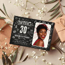Search for surprise 30th birthday invitations Black and white
