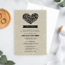 Search for linen invitations Vintage