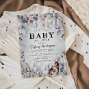 Search for watercolor woodland baby shower invitations Elegant