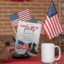 Search for american flag party invitations Army